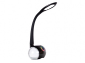 Настольная лампа с беспроводной зарядкой LED Spectra (черный)