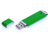 USB 3.0- флешка промо на 64 Гб прямоугольной классической формы (зеленый)