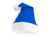 Рождественская шапка SANTA (синий, белый)