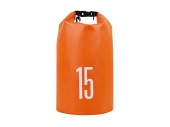 Водонепроницаемая сумка-мешок DryBag 15 (черный, оранжевый)