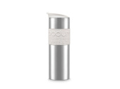 Термокружка TRAVEL MUG, 600 мл (серебристый, белый)