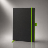 Блокнот A5 ColorNote Black (черный, зеленое яблоко, зеленое яблоко, зеленое яблоко)