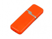 USB-флешка на 16 Гб с оригинальным колпачком (оранжевый)
