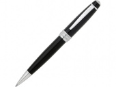 Ручка металическая шариковая Bailey (черный, серебристый)