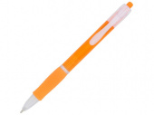 Ручка пластиковая шариковая Trim (оранжевый, белый)