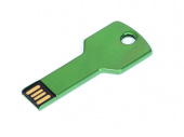 USB-флешка на 64 Гб в виде ключа (зеленый)