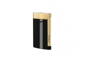 Зажигалка Slim 7 (черный, золотистый)