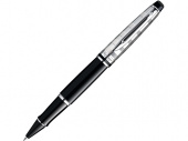 Ручка роллер Expert Deluxe Black CT F (черный, серебристый)