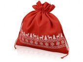 Мешочек подарочный новогодний (красный)