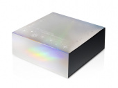 Подарочная коробка с голографическим шубером Aurora, L (черный, разноцветный)