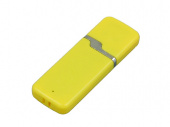USB 2.0- флешка на 64 Гб с оригинальным колпачком (желтый)