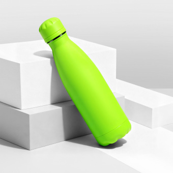 Вакуумная термобутылка Vacuum bottle C1, soft touch, 500 мл (зеленое яблоко)