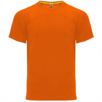 Спортивная футболка MONACO унисекс, ФЛУОРЕСЦЕНТНЫЙ ОРАНЖЕВЫЙ S