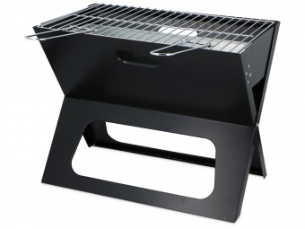Складной переносной мангал для BBQ Mangal (черный)