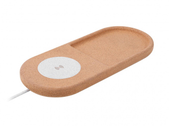 Беспроводное зарядное устройство NEO Eco XL, 10 Вт (светло-коричневый)