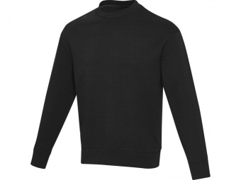 Свитер с круглым вырезом Jet из органического хлопка, унисекс (черный)