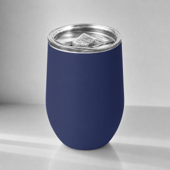 Термокружка Vacuum mug C1, soft touch, 370 мл (темно-синий)
