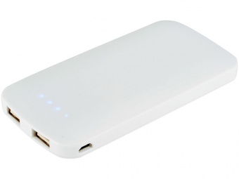 Портативное зарядное устройство Zippy, 4000 mAh (белый)