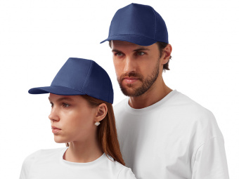 Бейсболка Poly (темно-синий)