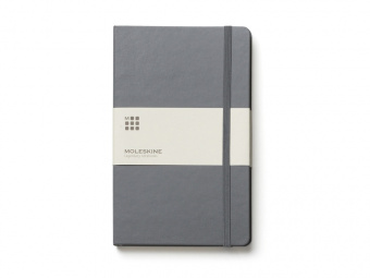 Записная книжка А6 (Pocket) Classic (в линейку) (серый)