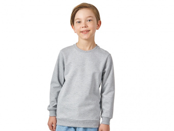 Свитшот Motion с начесом, детский (светлый меланж)