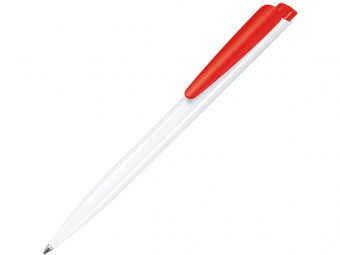 Ручка пластиковая шариковая Dart Basic Polished (красный, белый)