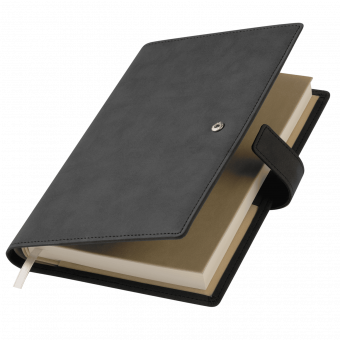 Ежедневник-портфолио Royal NEO недатированный в подарочной коробке, черный
