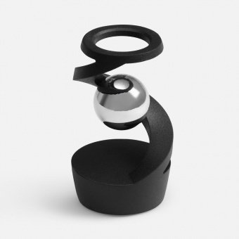 Настольный антистресс Mindflow, черный с серебристым Настольный антистресс Mindflow, черный с серебристым