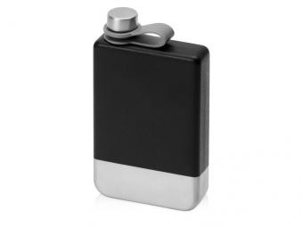 Фляжка с матовым покрытием Patagonia (черный, серебристый)