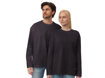 Лонгслив оверсайз Berlin унисекс (темно-серый)