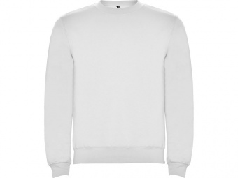 Свитшот с начесом Clasica унисекс (белый)