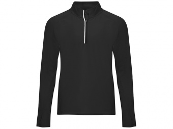 Толстовка с воротом на молнии Melbourne мужская (черный)