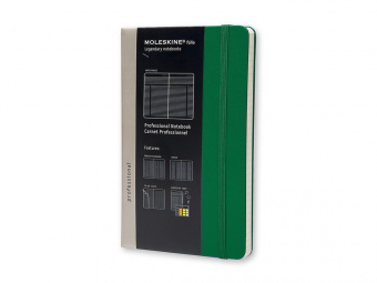 Записная книжка А5 Professional (в линейку) (зеленый)