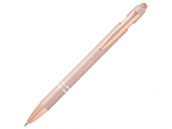 Ручка шариковая с отделкой из розового золота Nanna (пыльная роза)