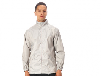 Ветровка Miami мужская (серебристый)