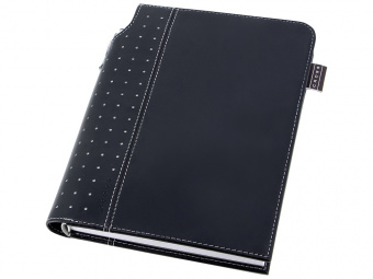 Записная книжка Journal Signature А6 (черный, серебристый)