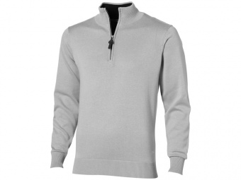 Пуловер Set на молнии, мужской (черный, серый)