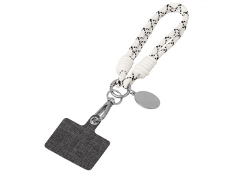 Брелок-браслет Bohemian с держателем для телефона (белый, черный, серебристый)