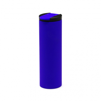 Термокружка с двойной металлической стенкой Rolly софт-тач - Синий HH