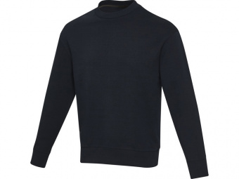 Свитер с круглым вырезом Jet из органического хлопка, унисекс (темно-синий)