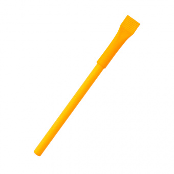 Ручка картонная Greta с колпачком - Оранжевый OO