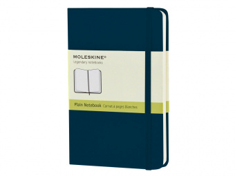Записная книжка А6 (Pocket) Classic (нелинованный) (синий)
