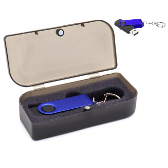 Флешка Twist Color 16 Гб в футляре, синий Флешка Twist Color 16 Гб в футляре, синий