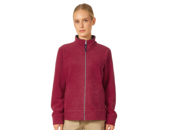 Куртка флисовая Nashville женская (красный, пепельно-серый)