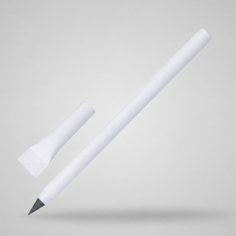 Вечный карандаш из переработанной бумаги Recycled pencil (белый)