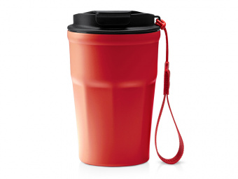 Термокружка KEURY из нержавеющей стали с керамическим слоем, 350 мл (красный)