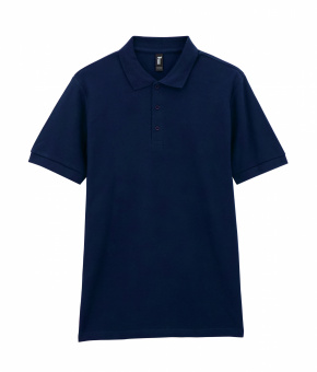 Футболка поло PREMIUM COTTON ADULT DOUBLE PIQUE, МОРСКОЙ СИНИЙ 2XL