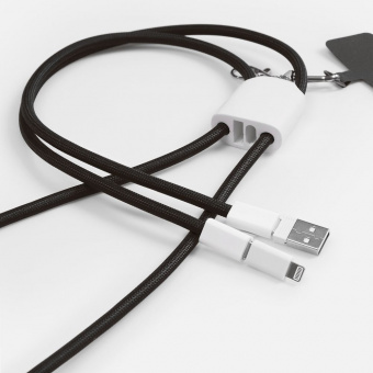 Кабель-ланьярд energyFlex Pro, черный