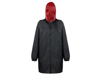 Дождевик Bi-color унисекс (красный, черный)