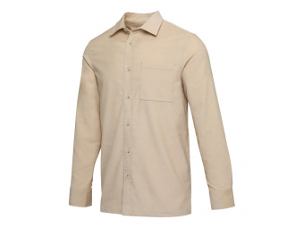 Рубашка вельветовая Alum, унисекс (бежевый)